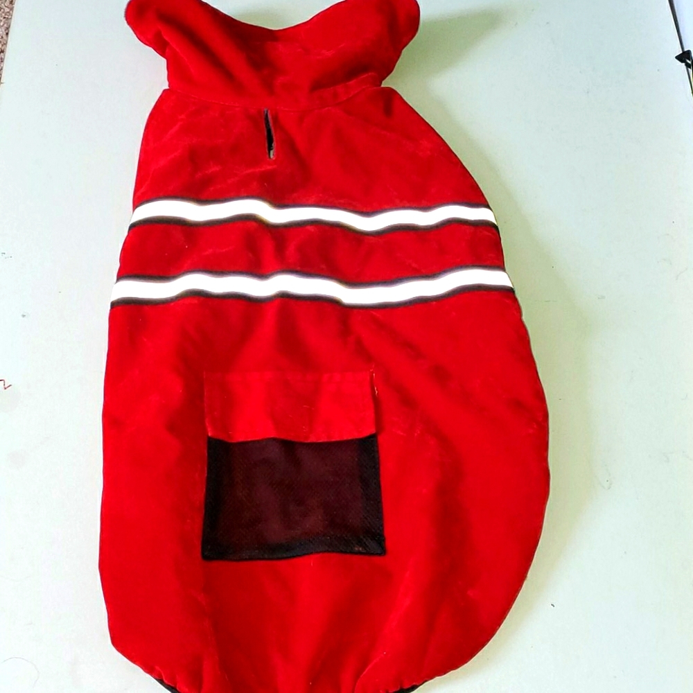 Dog jacket Red size L